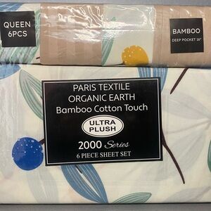 Bamboo Cotton Touch Sheet Set - Queen, Multi-Color